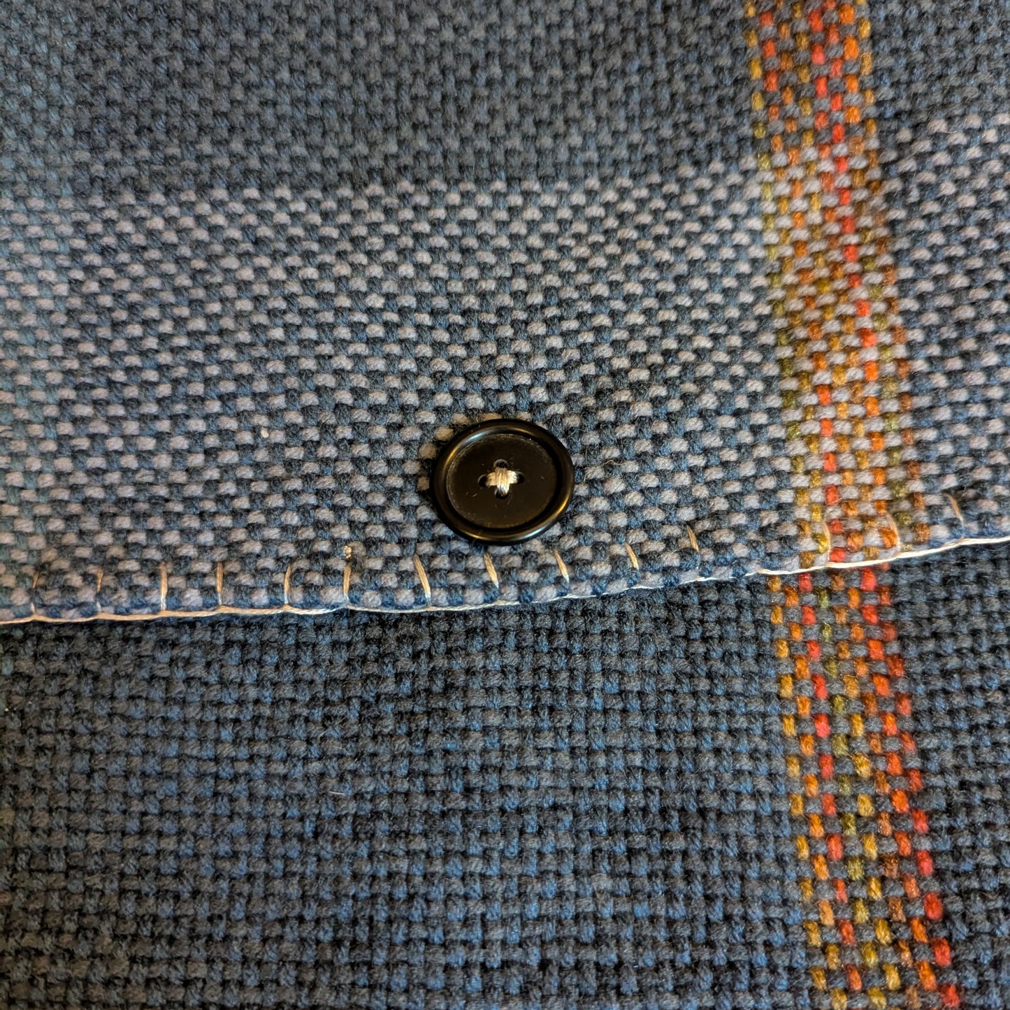 Bridgette Blue Handwoven Shoulderbag