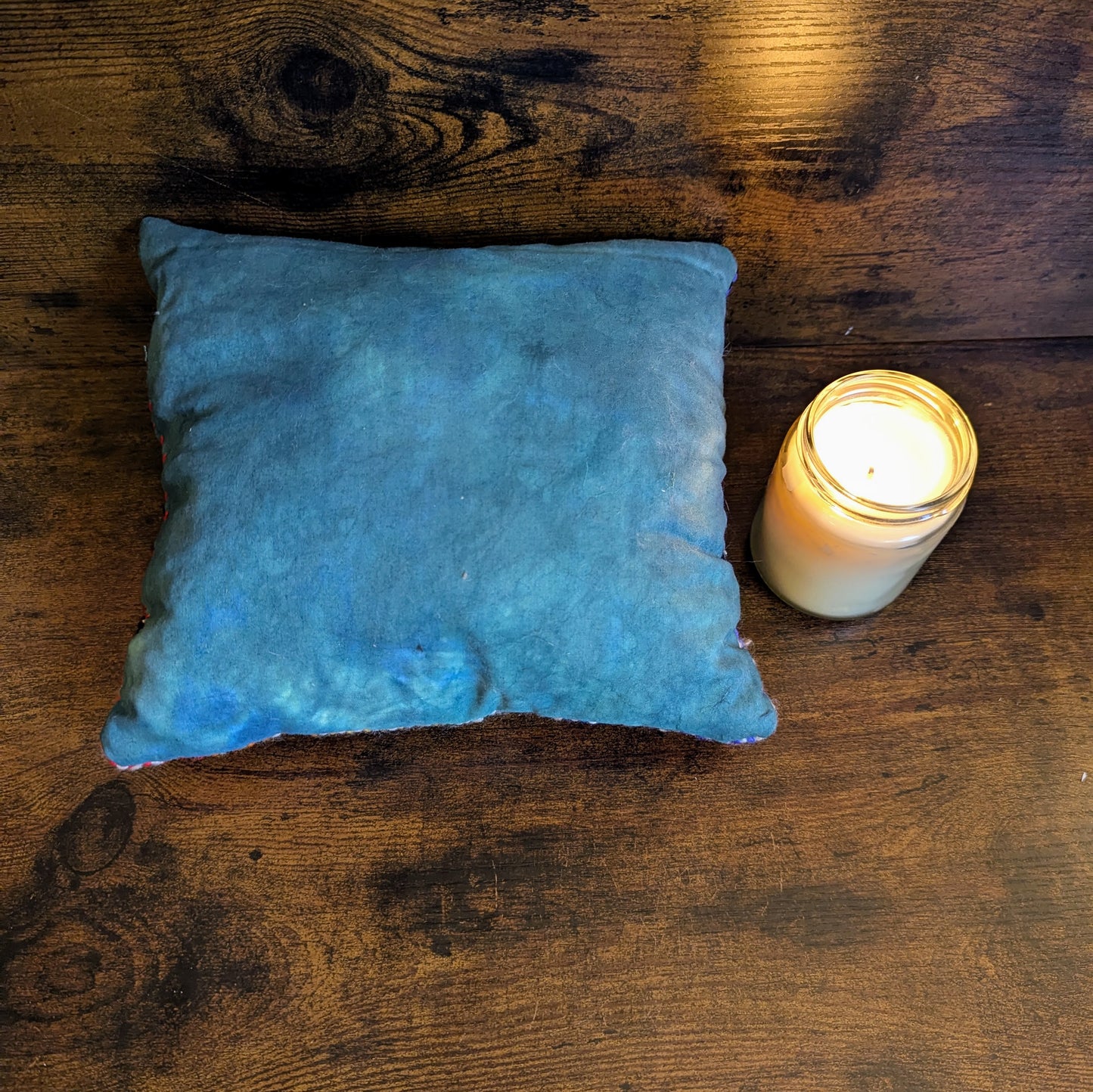 Dark Rainbow Lavender Throw Pillow