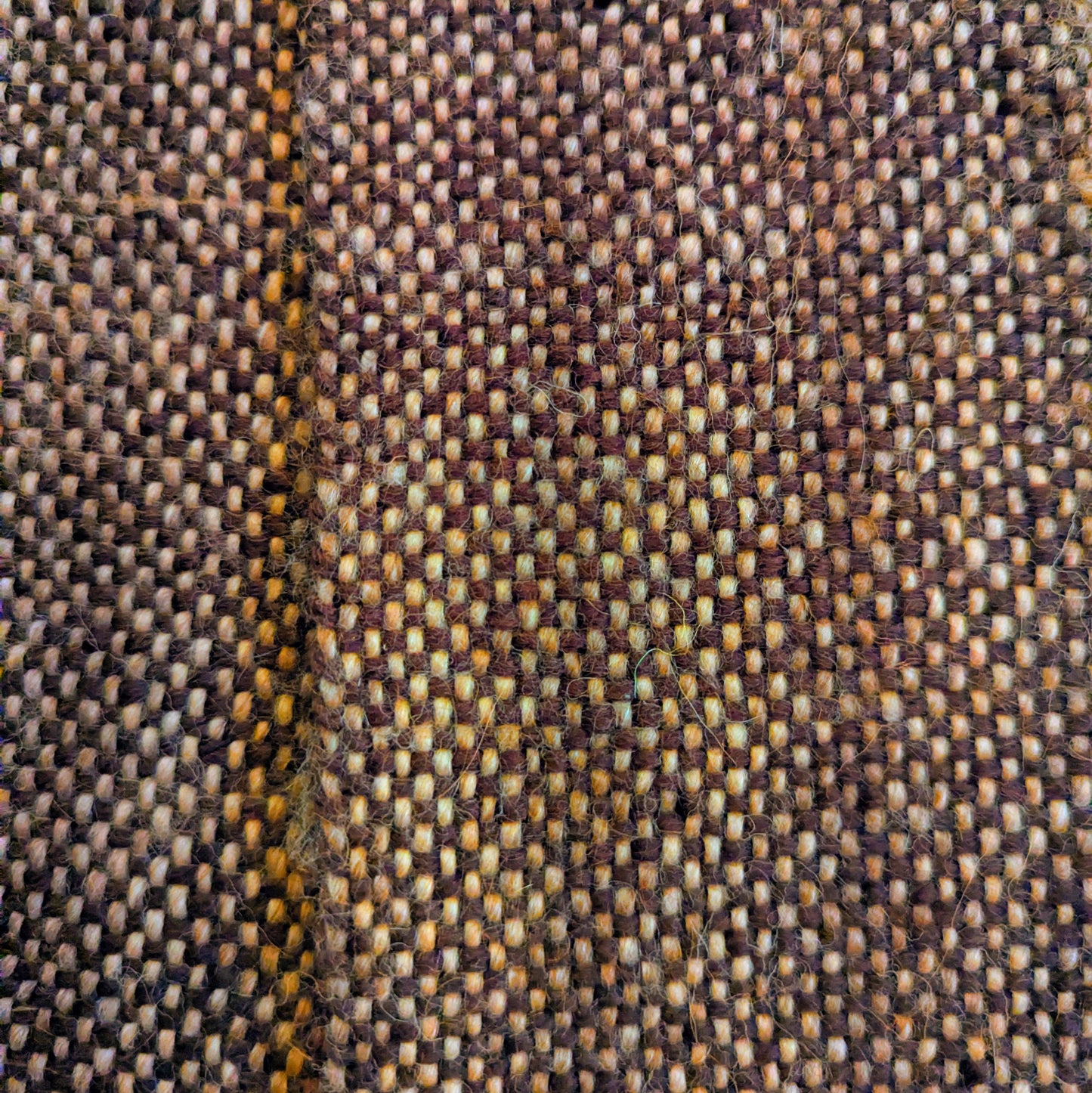 Red Oak Handwoven Vintage Finnish Wool and Alpaca Scarf