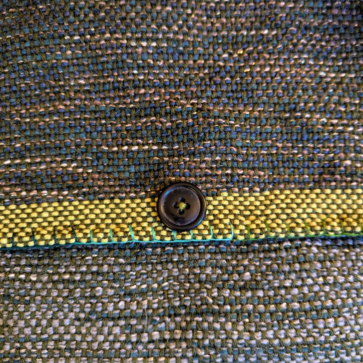 Green Growth Handwoven Hypoallergenic Shoulder Bag
