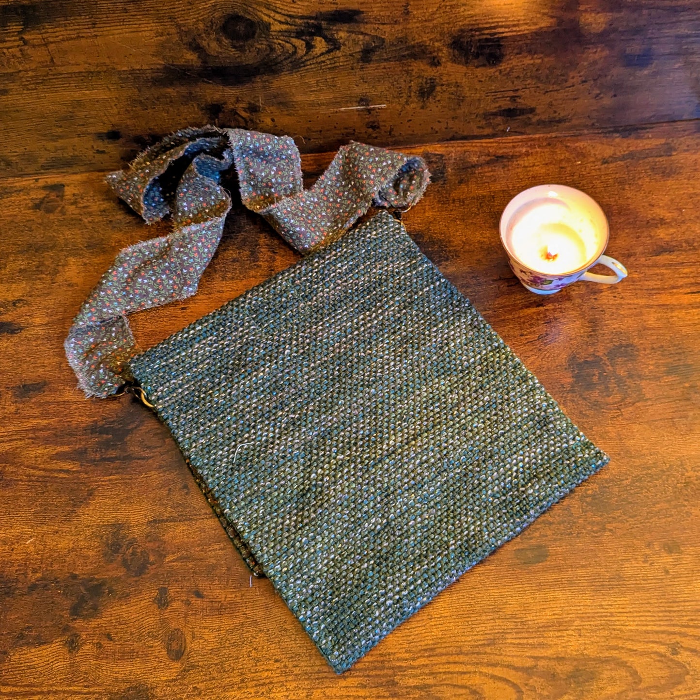 Hope is Green Handwoven Hypoallergenic Shoulder Bag
