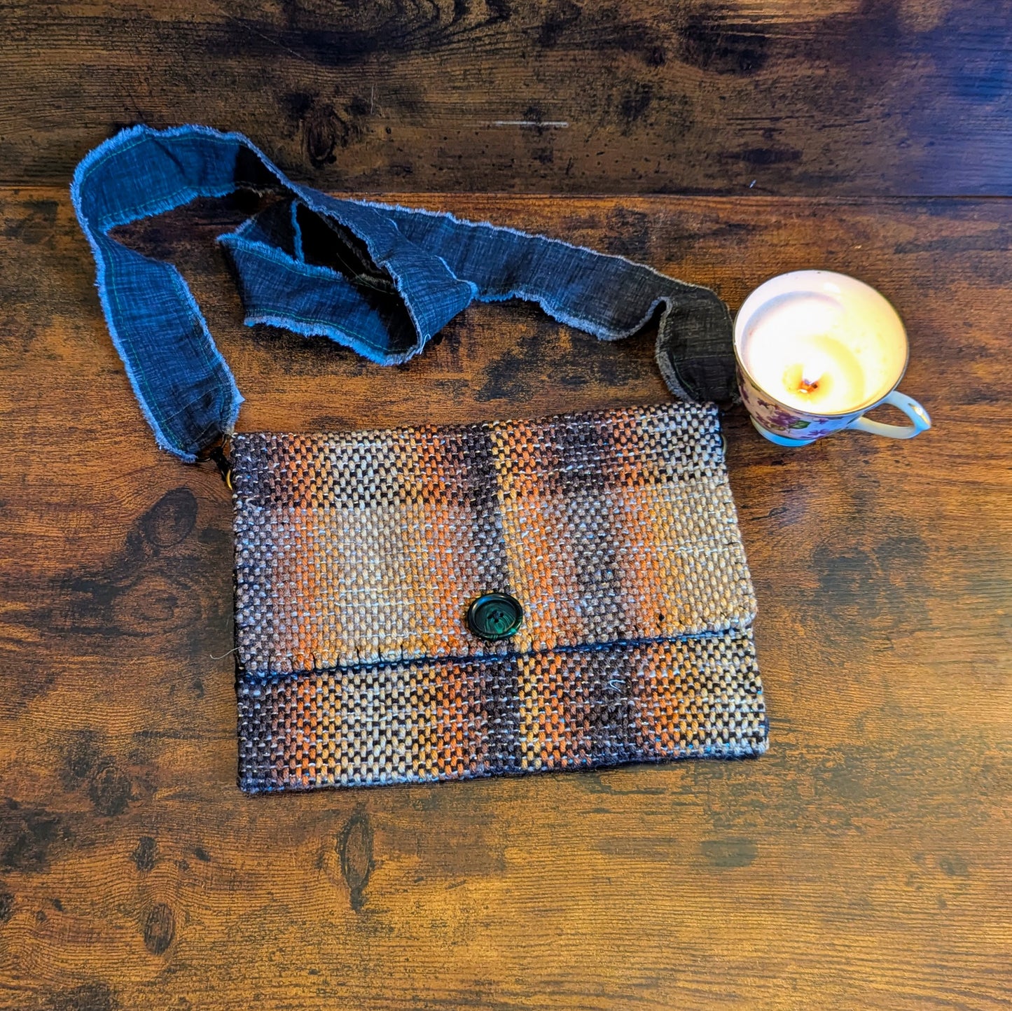 Dark Forest Handwoven Hypoallergenic Shoulder Bag