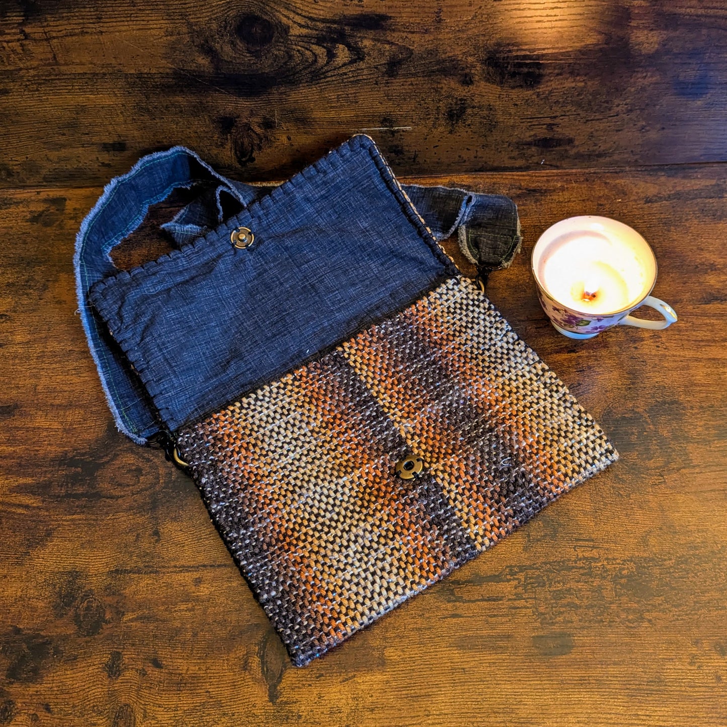 Dark Forest Handwoven Hypoallergenic Shoulder Bag