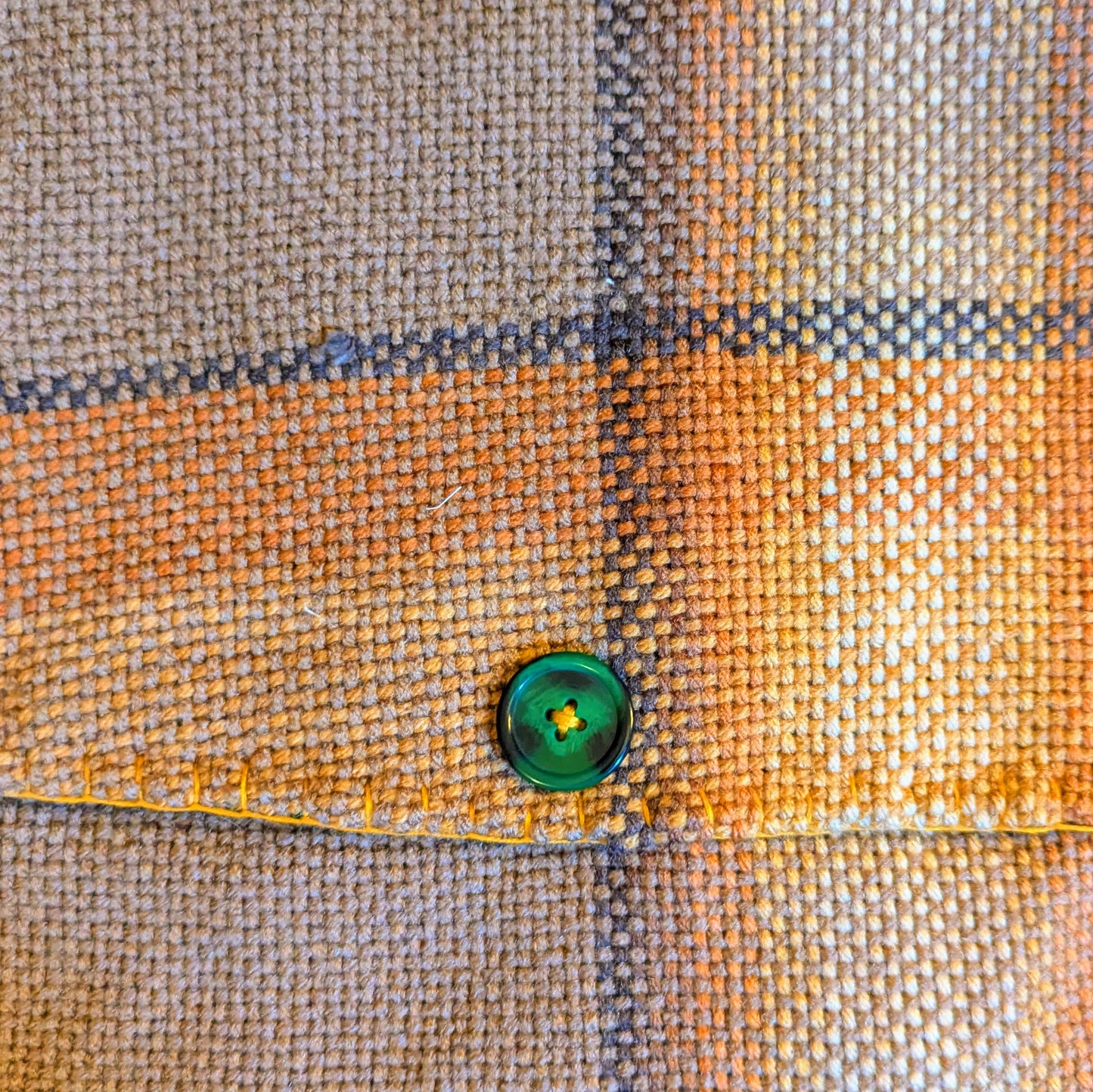Not All That Glitters is Gold Handwoven Hypoallergenic Silk Lined Shoulder Bag