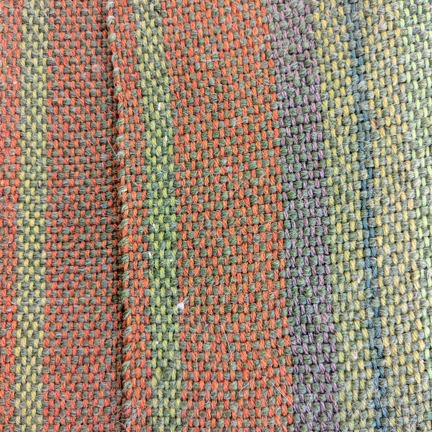Wooded Mountains Handwoven Merino Blend Wool Scarf