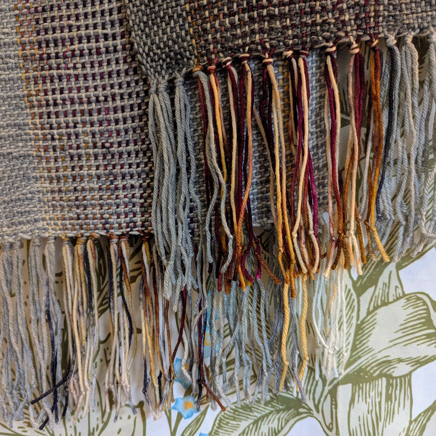 Stone Singer Handwoven Merino Blend Wool Scarf
