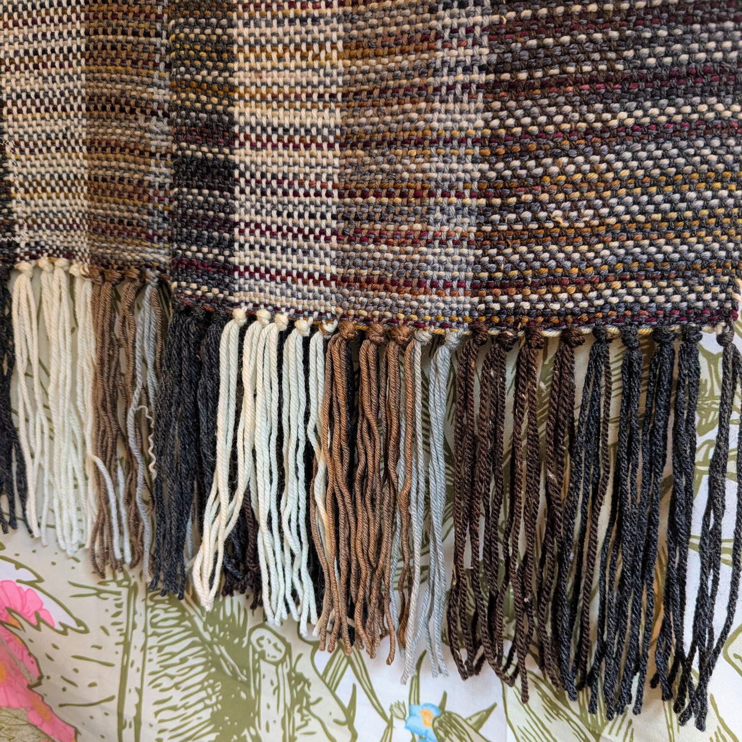 Riders of Rohan Handwoven Merino Blend Wool Scarf