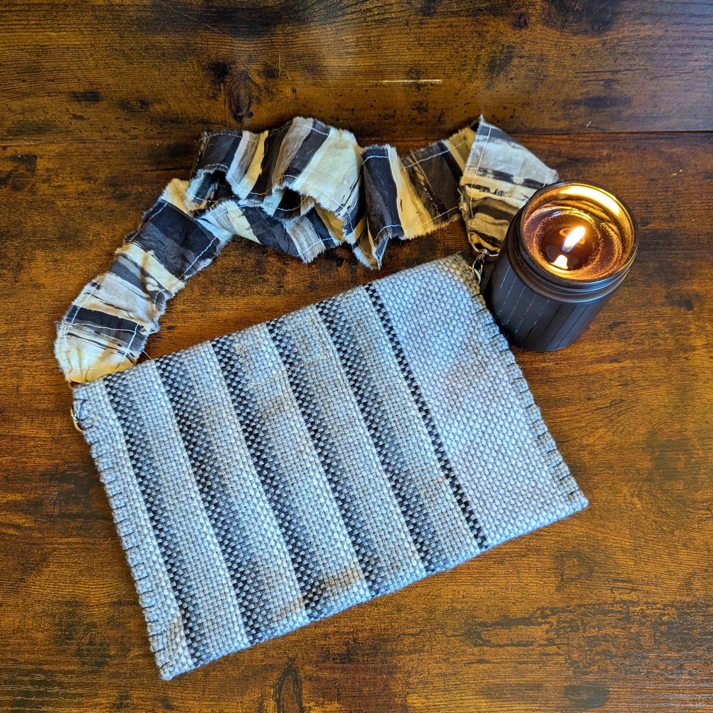 Grey Birch Handwoven Shoulder Bag