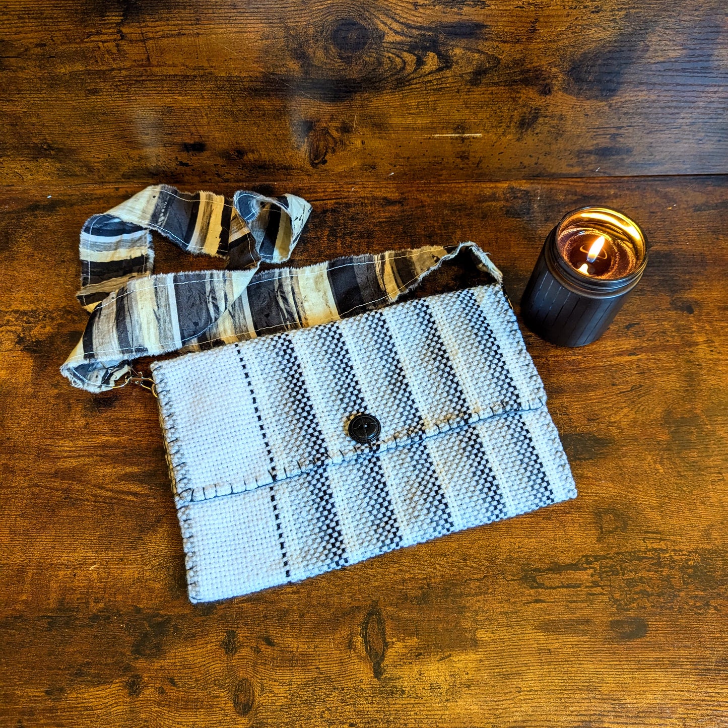 White Birch Handwoven Shoulder Bag