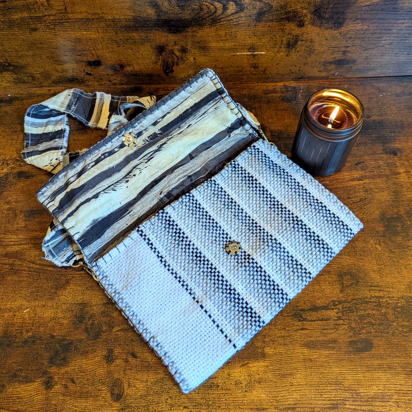 White Birch Handwoven Shoulder Bag