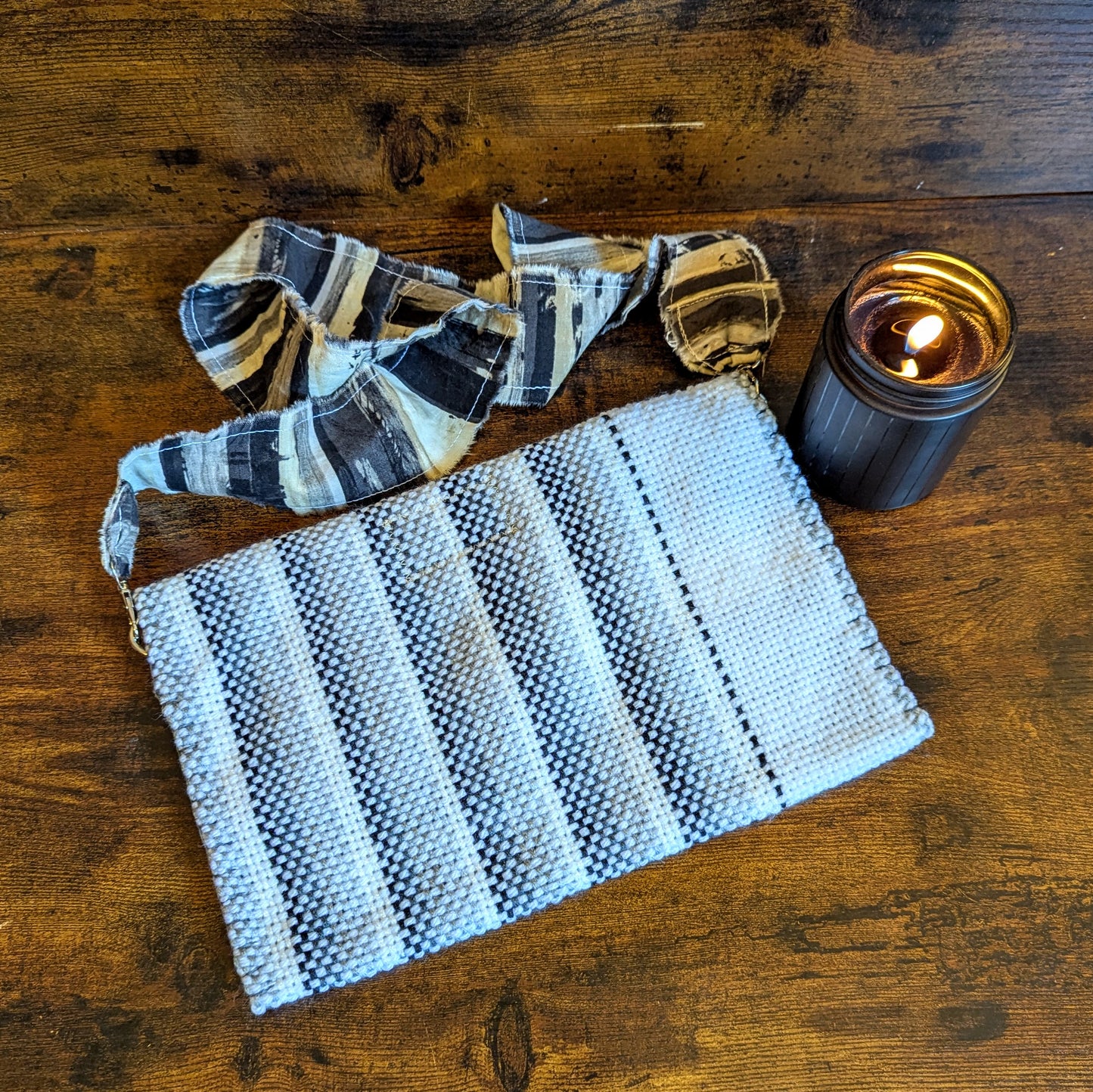 White Birch Handwoven Shoulder Bag