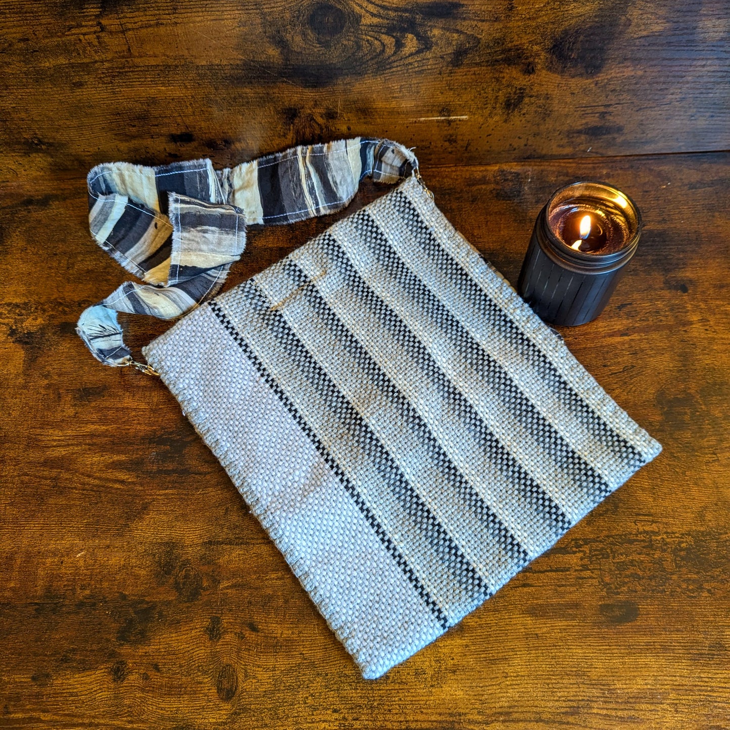 Silver Birch Handwoven Shoulder Bag
