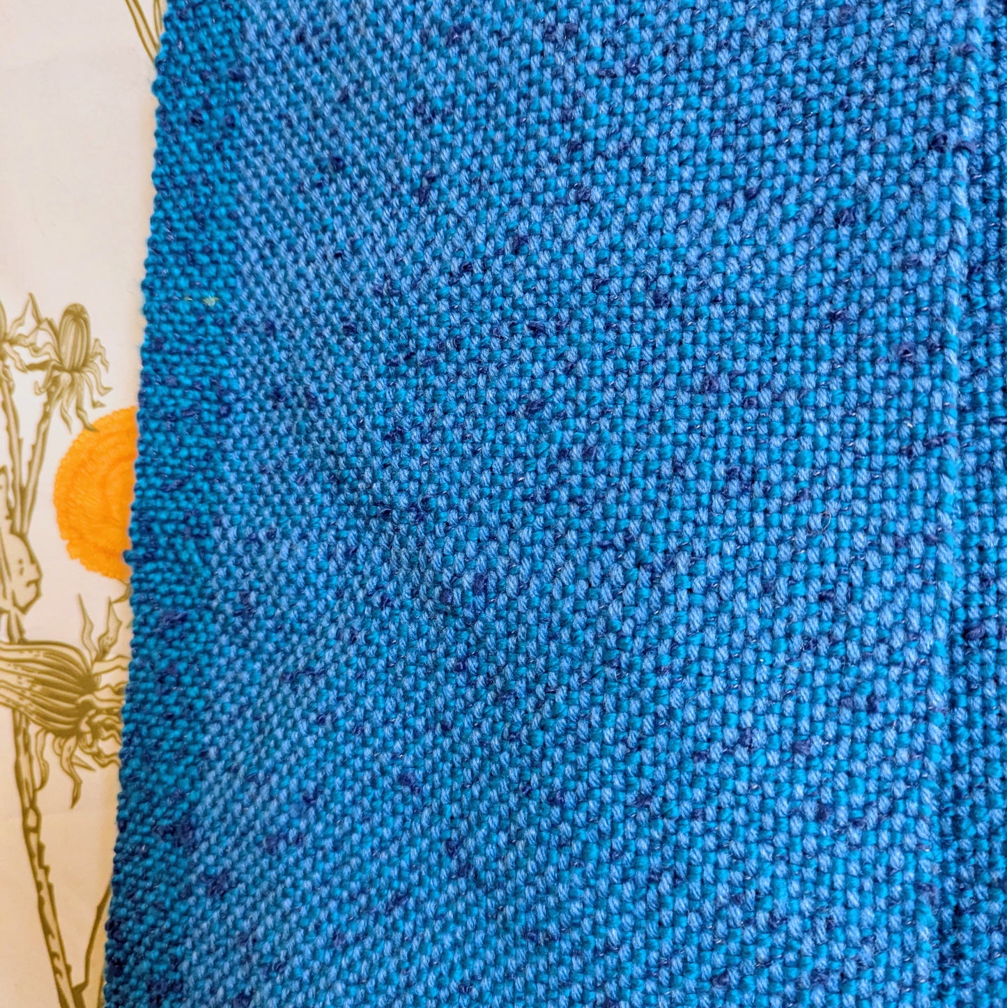 Ocean Blue Handwoven Hypoallergenic Acrylic Scarf