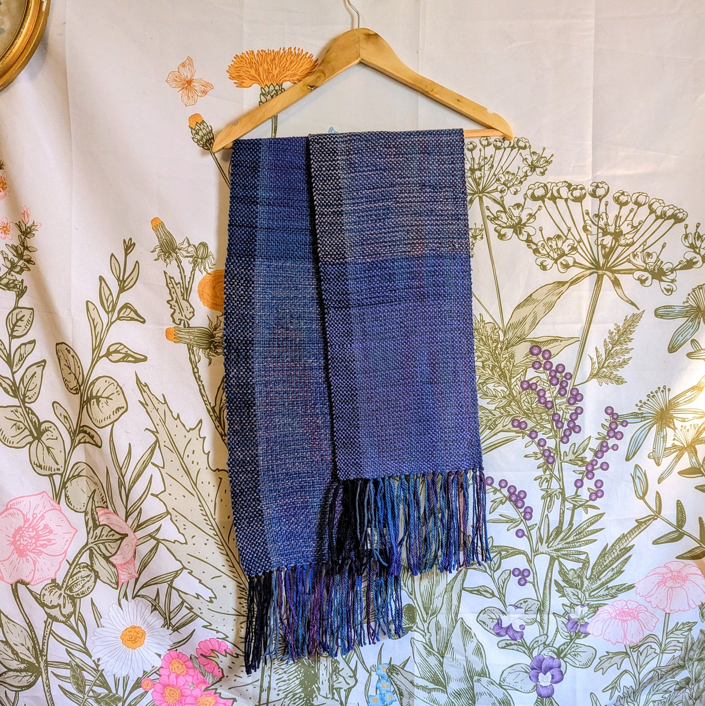 Northern Lights Handwoven Merino-Blend Wool Scarf