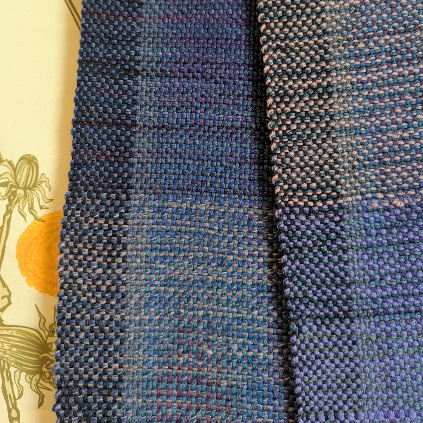 Northern Lights Handwoven Merino-Blend Wool Scarf