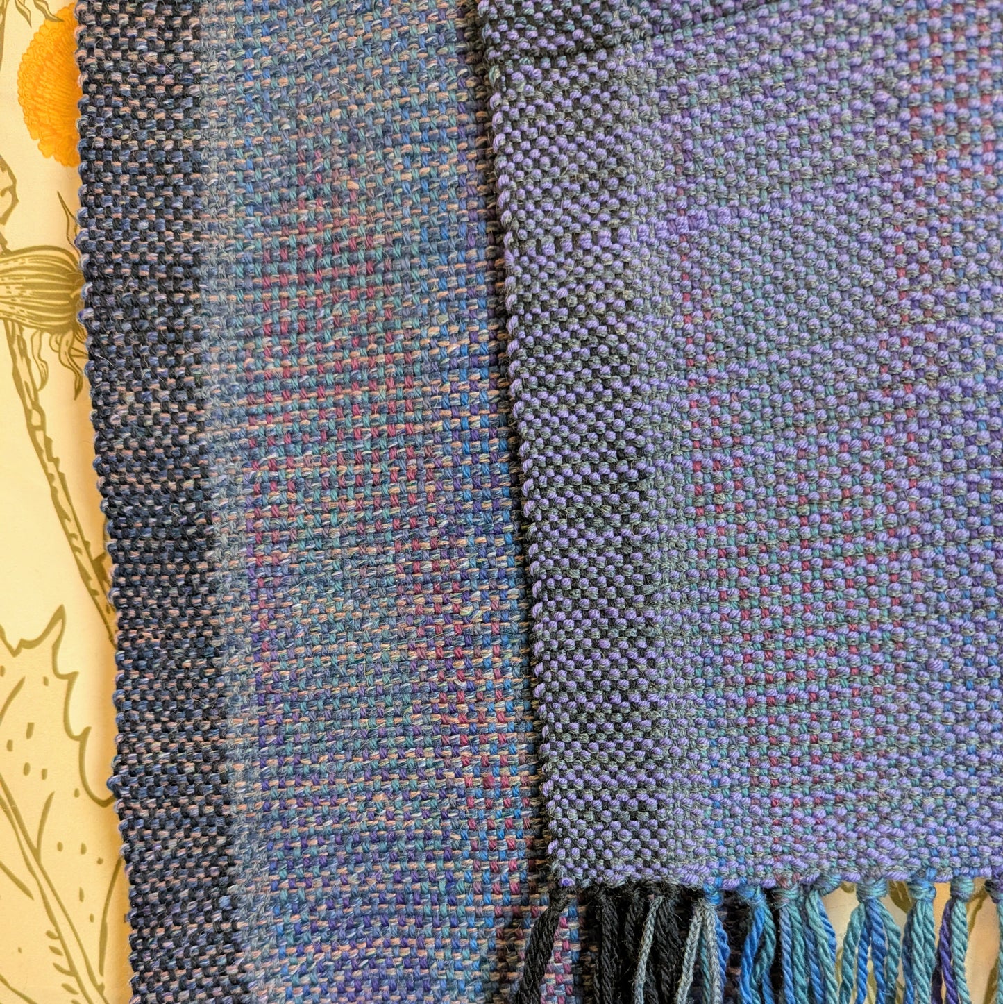 Northern Lights Handwoven Merino-Blend Wool Scarf