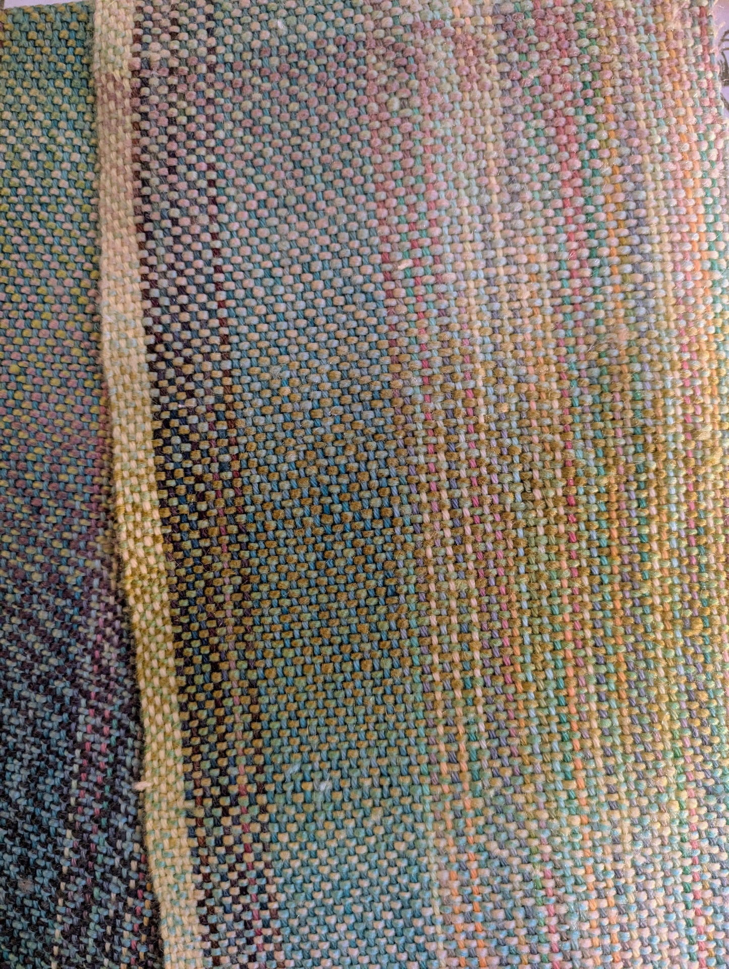 Dappled Glory Handwoven Merino-Blend Wool Scarf
