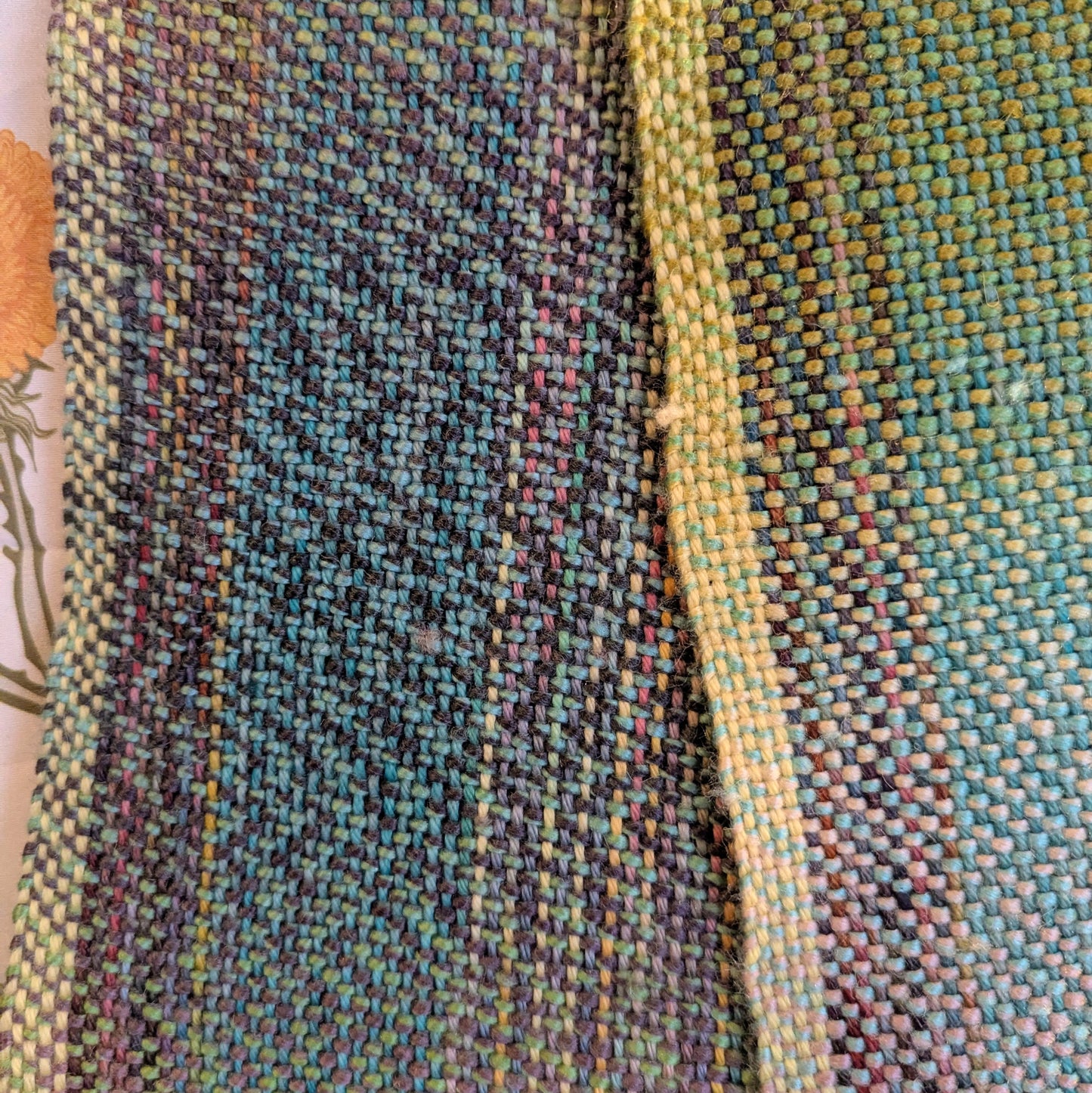 Dappled Glory Handwoven Merino-Blend Wool Scarf