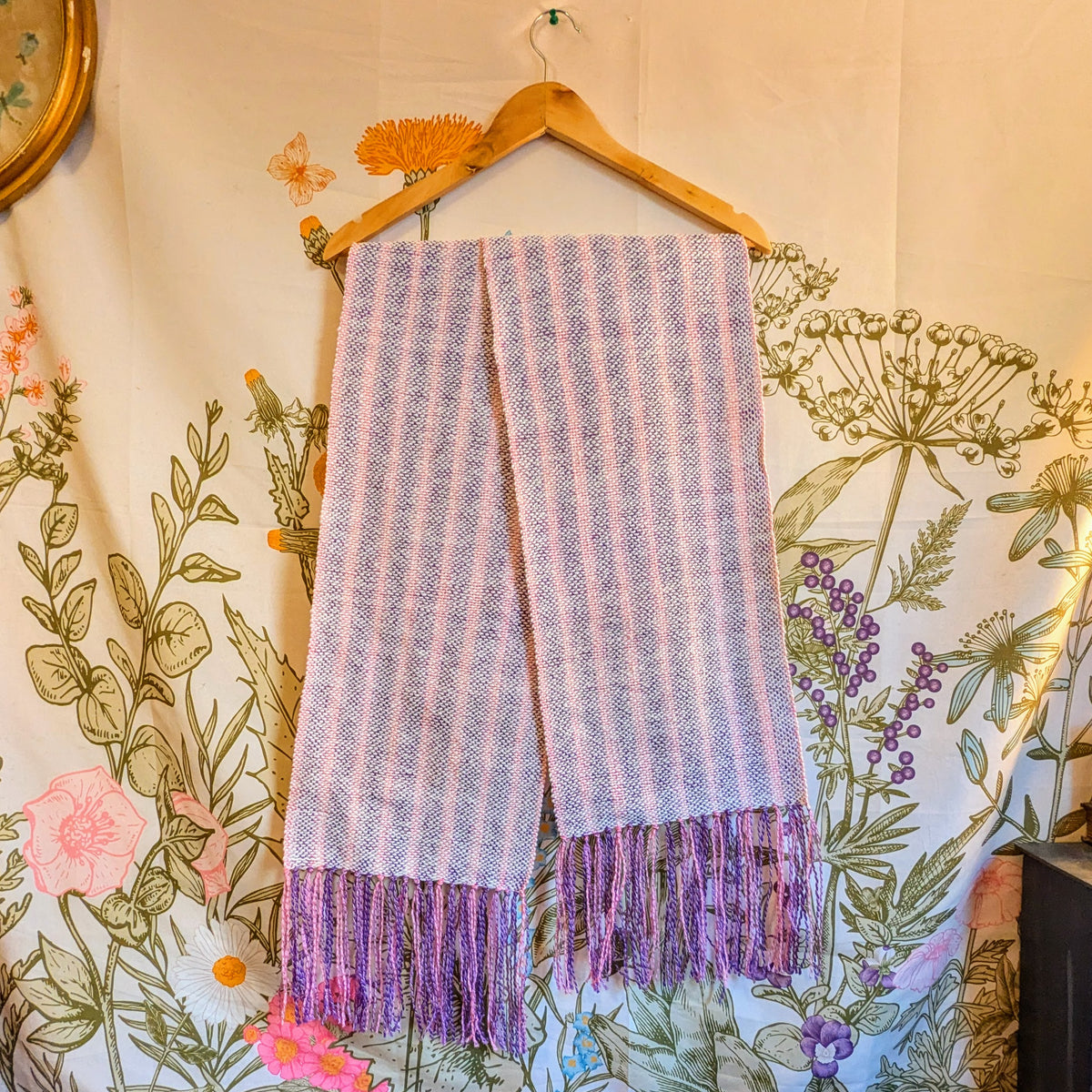 Violet Delight Handwoven Hypoallergenic Scarf