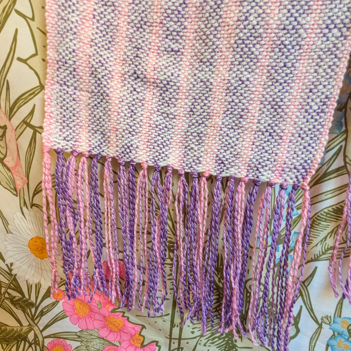 Violet Delight Handwoven Hypoallergenic Scarf