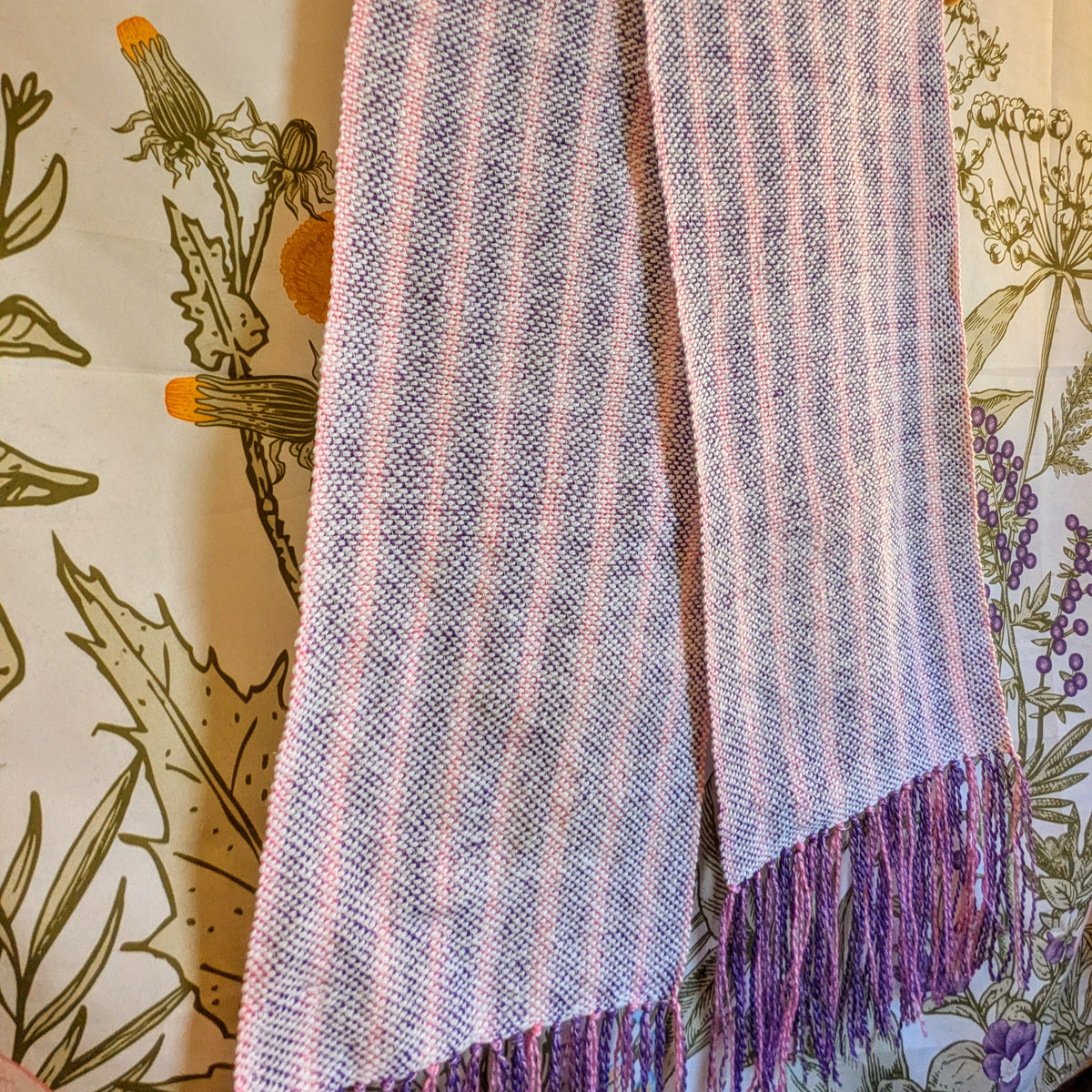 Violet Delight Handwoven Hypoallergenic Scarf