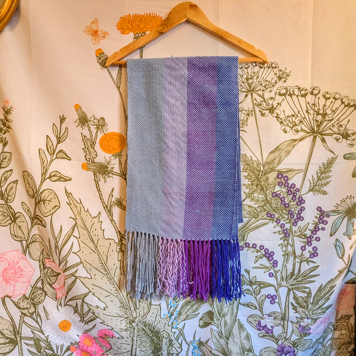 Amethyst Handwoven Hypoallergenic Table Runner or Weaving Blank