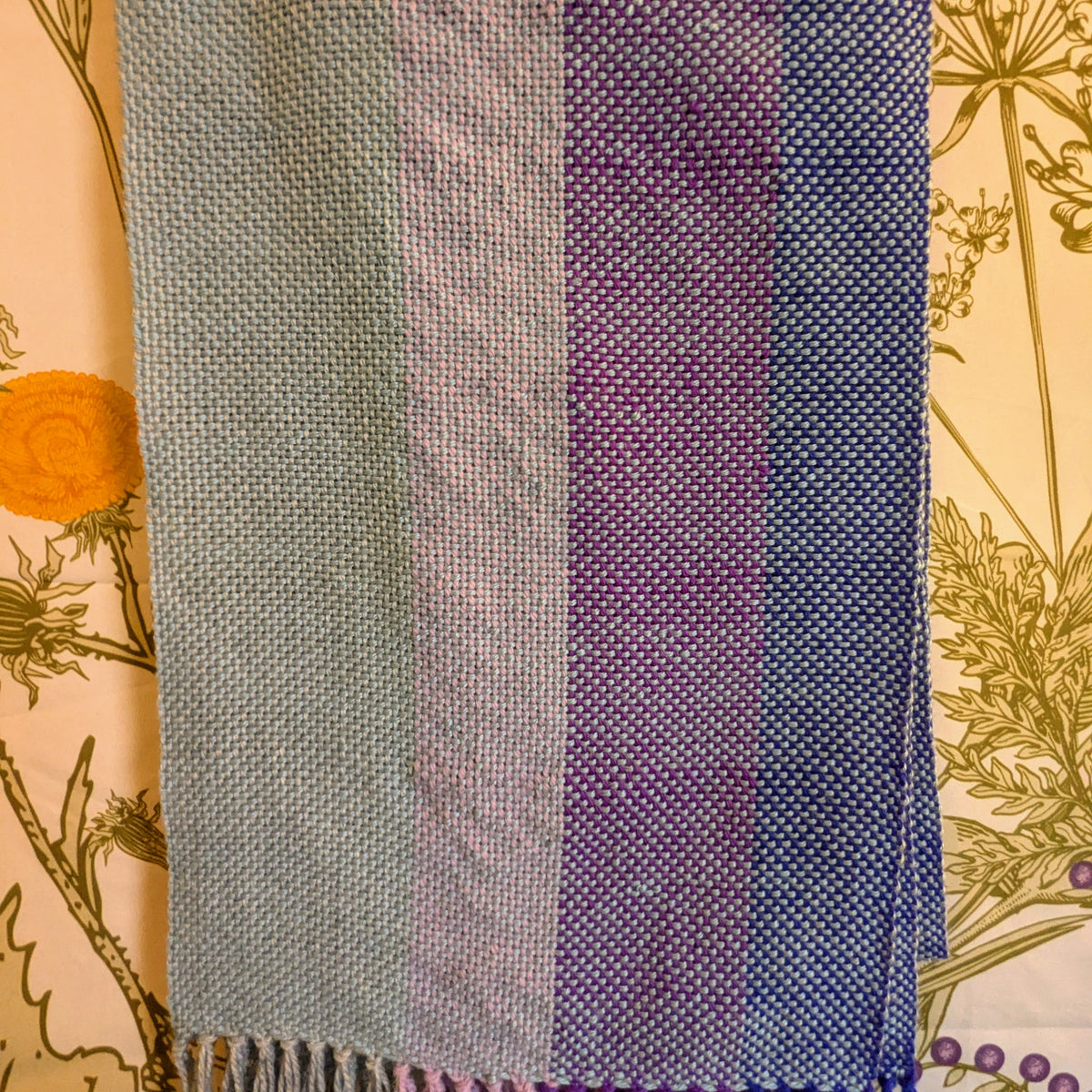 Amethyst Handwoven Hypoallergenic Table Runner or Weaving Blank
