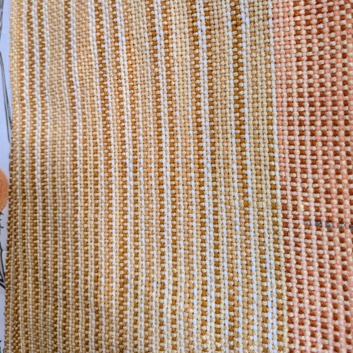 Sunshine Yellow Hypoallergenic Handwoven Table Runner or Weaving Blank
