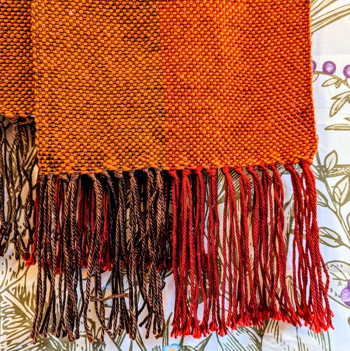 Pumpkin Patch Handwoven Hypoallergenic Scarf
