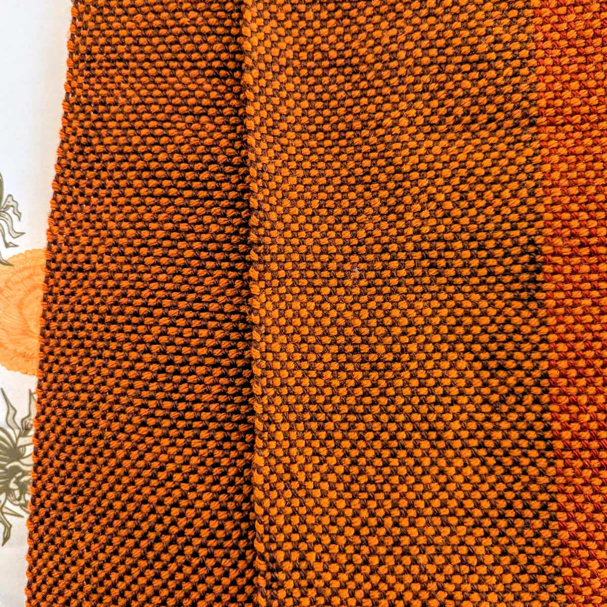 Pumpkin Patch Handwoven Hypoallergenic Scarf