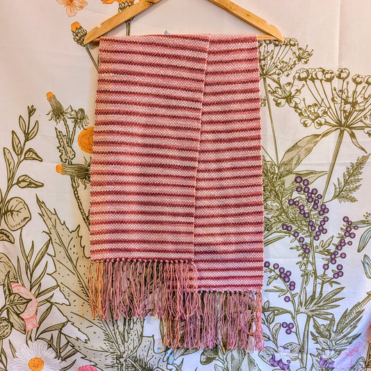 Striped Rose Handwoven Hypoallergenic Scarf