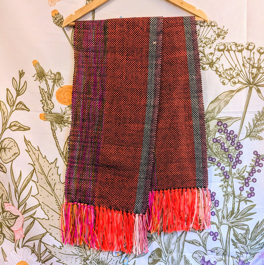 Stark Raving Neon Handwoven Hypoallergenic Scarf