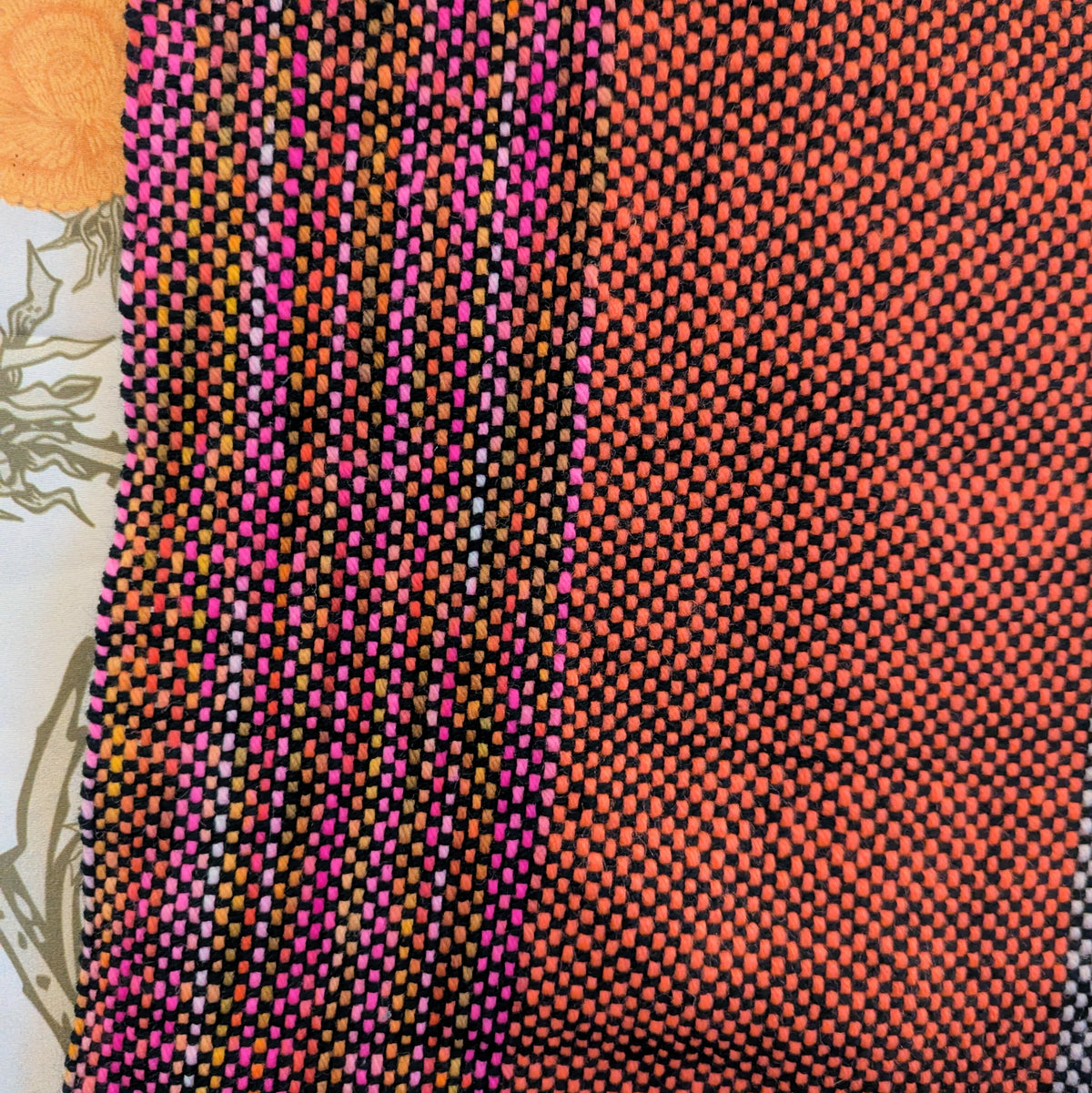 Stark Raving Neon Handwoven Hypoallergenic Scarf