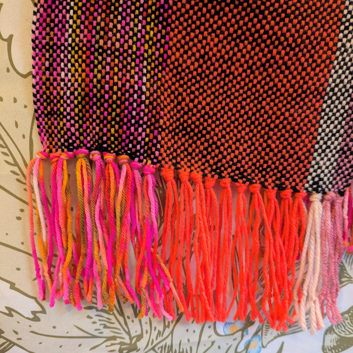 Stark Raving Neon Handwoven Hypoallergenic Scarf
