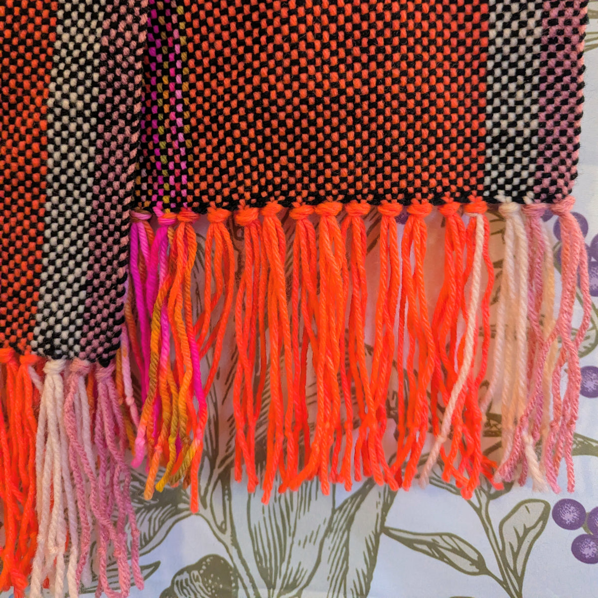 Stark Raving Neon Handwoven Hypoallergenic Scarf