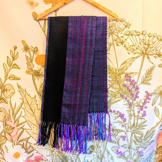 Aurora Borealis Night Sky Handwoven Hypoallergenic Scarf