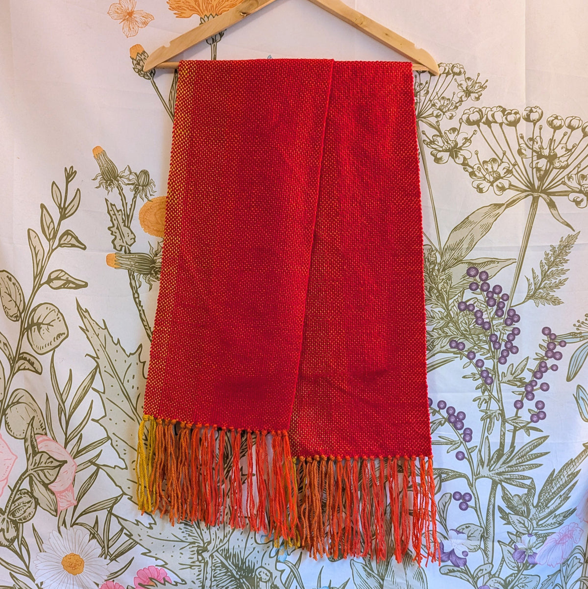 Autumn Sugar Maple Handwoven Hypoallergenic Scarf