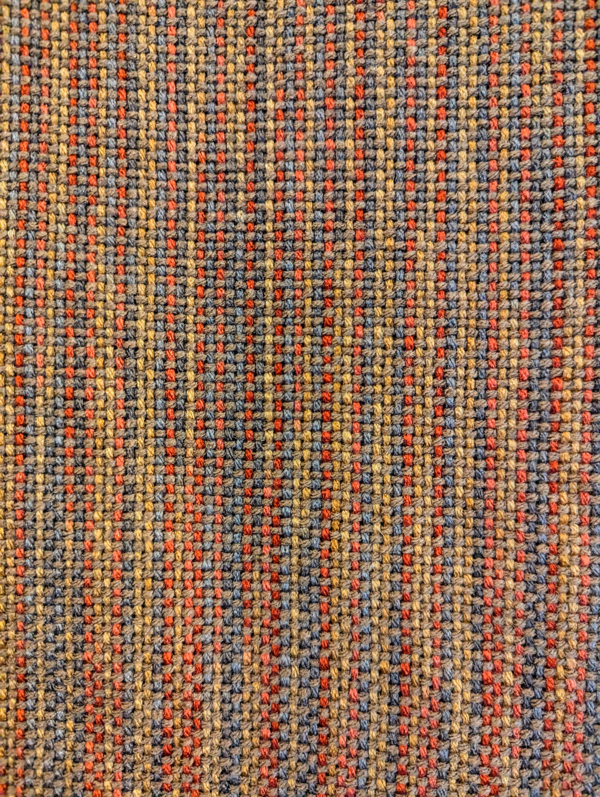 Autumnal Stripes Handwoven Hypoallergenic Table Runner Or Weaving Blank