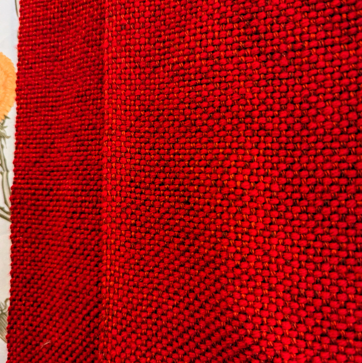Scarlet Maple Handwoven Hypoallergenic Scarf