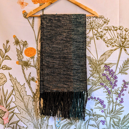 Sparkling Forest Trail Handwoven Hypoallegenic Table Runner or Weaving Blank