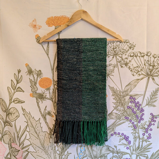 Sparkling Forest Path Hypoallergenic Handwoven Table Runner or Weaving Blank
