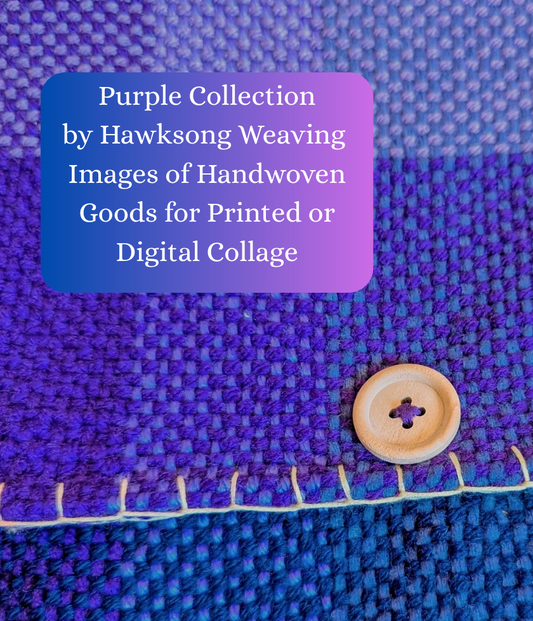 The Purple Collection- 13 Curated Images of Purple Tone Handwoven Goods for Collage